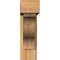 Ekena Millwork Funston Block Rough Sawn Bracket w/ Offset Brace, Western Red Cedar, 6"W x 20"D x 20"H BKT0604X20X20FST05RWR - alternate 4